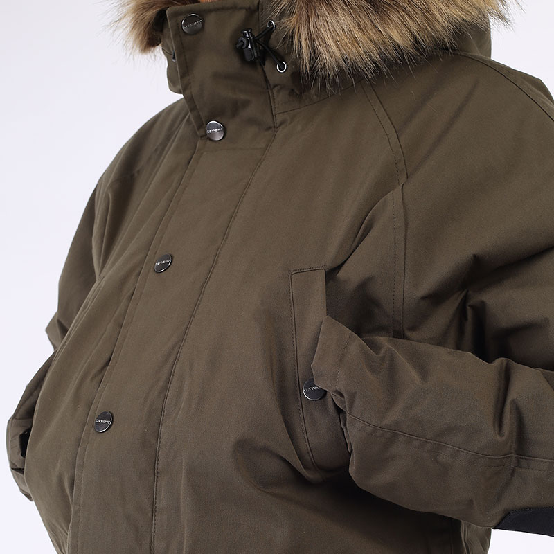 мужская зеленая куртка Carhartt WIP Trapper Parka I028129-cypress - цена, описание, фото 6